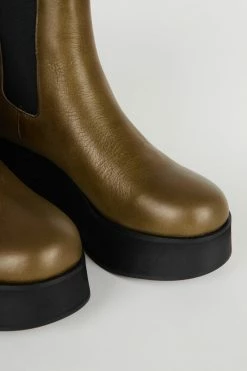 Intentionally Blank HAMMER PLATFORM BOOT Khaki SHOES 11 Intentionally Blank HAMMER PLATFORM BOOT Khaki SHOES