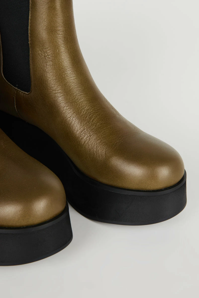 Intentionally Blank HAMMER PLATFORM BOOT Khaki SHOES 7 Intentionally Blank HAMMER PLATFORM BOOT Khaki SHOES