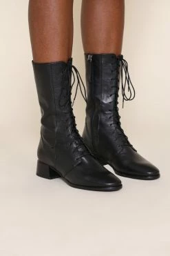 Intentionally Blank SHOES HARRIS LACE UP BOOT Black