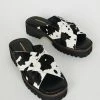 Intentionally Blank HIJINX SANDAL Black Moo NEW SHOES 1 Intentionally Blank HIJINX SANDAL Black Moo NEW SHOES