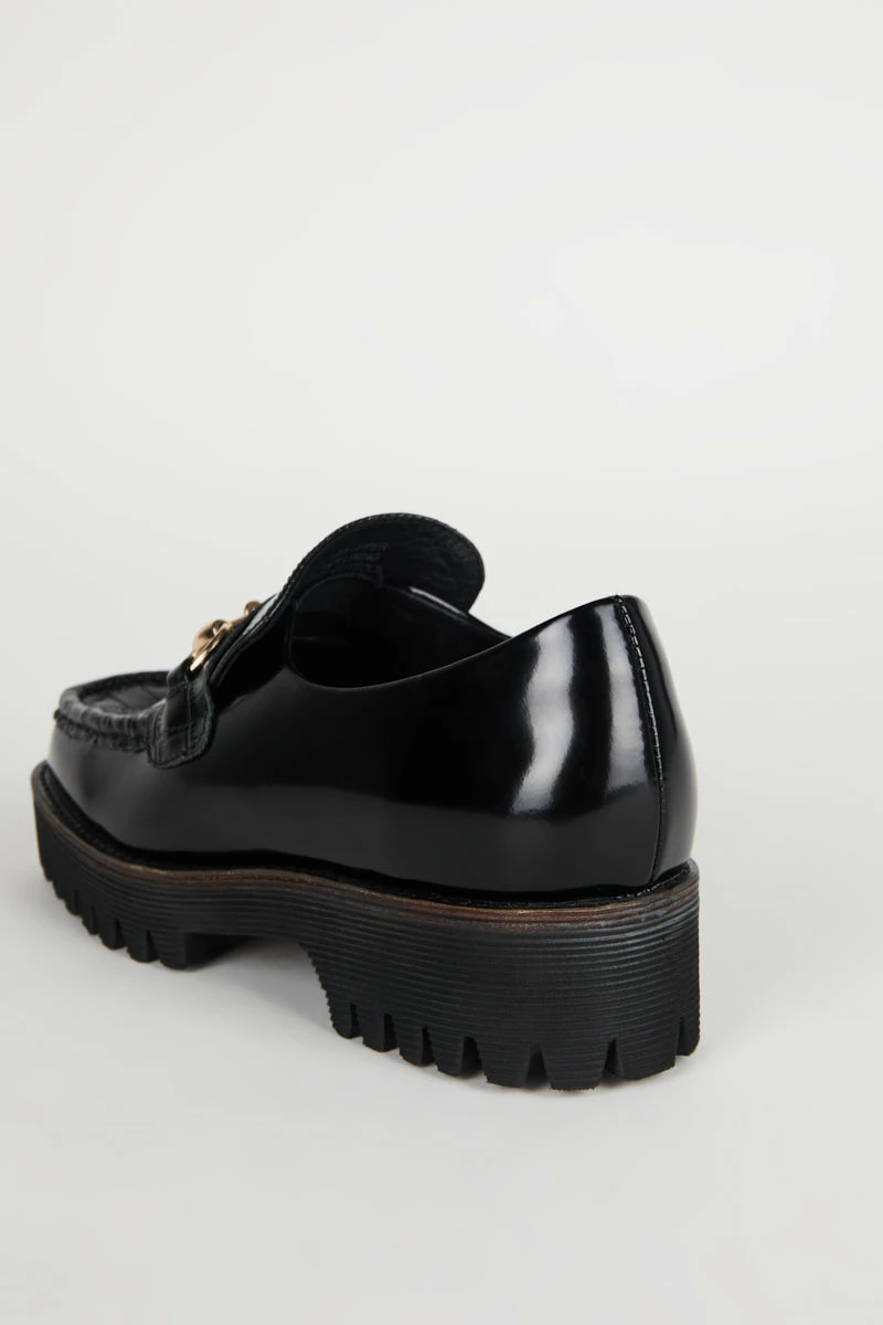 Intentionally Blank SHOES HK-2 Loafer Black Croc 7 Intentionally Blank SHOES HK-2 Loafer Black Croc