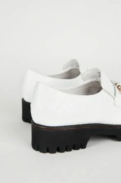 Intentionally Blank SHOES HK-2 Loafer White Croc