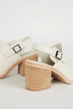 Intentionally Blank HONCHO MULE Cream SHOES
