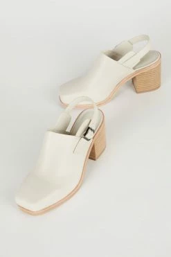 Intentionally Blank HONCHO MULE Cream SHOES