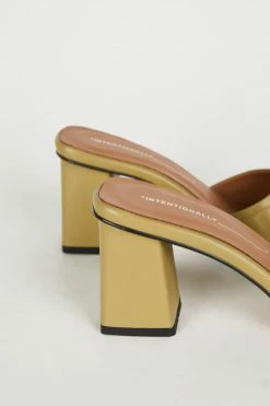 Intentionally Blank HOUSE HEEL Olive NEW ARRIVALS