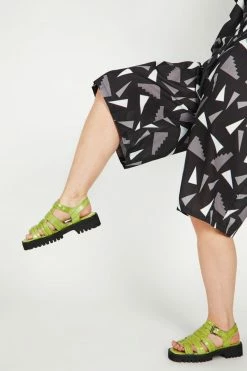 Intentionally Blank HADDIE FISHERMAN SANDAL Apple Green SHOES