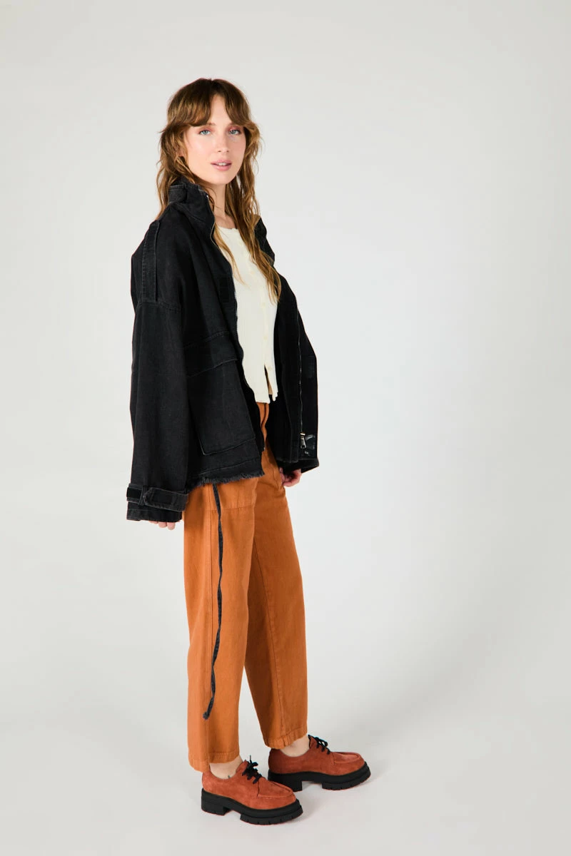 Intentionally Blank GARMENTS HAR JACKET BLACK DENIM 7 Intentionally Blank GARMENTS HAR JACKET BLACK DENIM