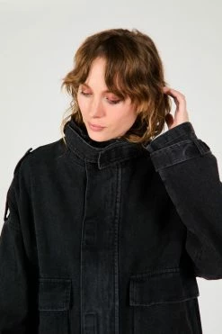 Intentionally Blank GARMENTS HAR JACKET BLACK DENIM