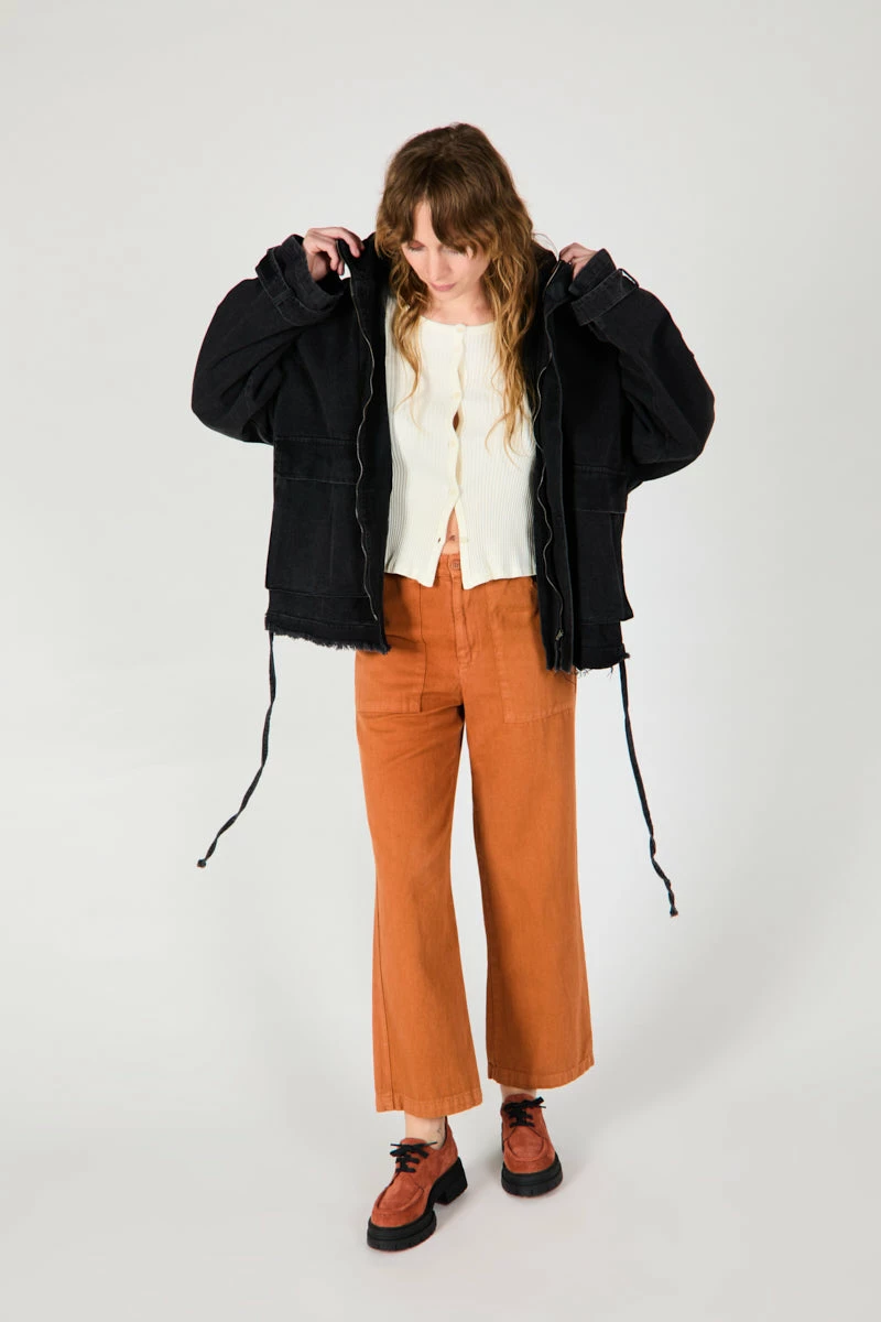 Intentionally Blank GARMENTS HAR JACKET BLACK DENIM 5 Intentionally Blank GARMENTS HAR JACKET BLACK DENIM