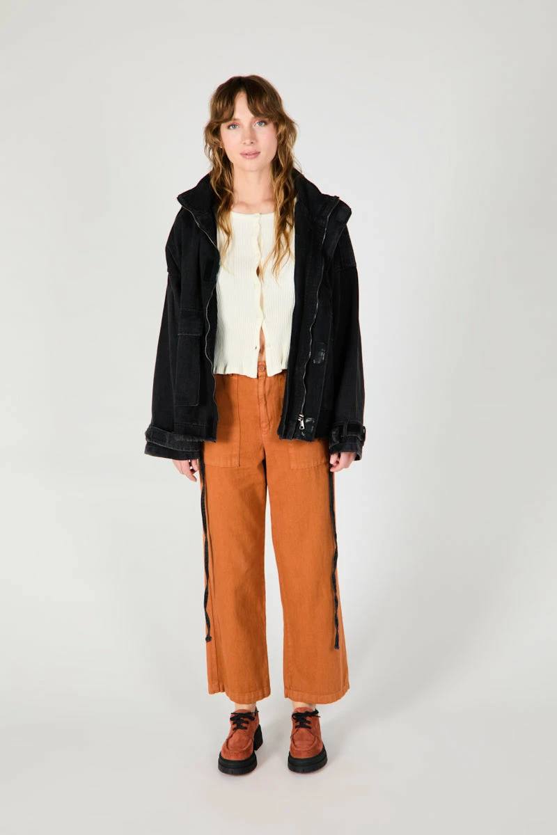 Intentionally Blank GARMENTS HAR JACKET BLACK DENIM 3 Intentionally Blank GARMENTS HAR JACKET BLACK DENIM