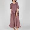 Intentionally Blank NEW ARRIVALS ANDERSON Dress Dusty Plum