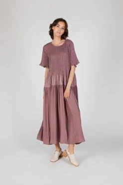 Intentionally Blank NEW ARRIVALS ANDERSON Dress Dusty Plum