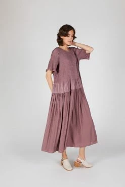 Intentionally Blank NEW ARRIVALS ANDERSON Dress Dusty Plum