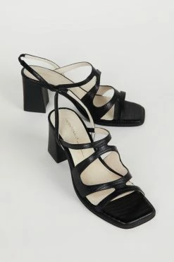 Intentionally Blank SHOES IF HEELED SANDAL Black