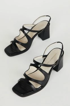 Intentionally Blank SHOES IF HEELED SANDAL Black 10 Intentionally Blank SHOES IF HEELED SANDAL Black