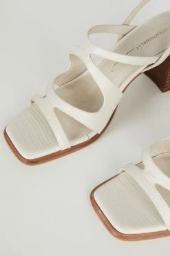 Intentionally Blank IF HEELED SANDAL Cream SHOES