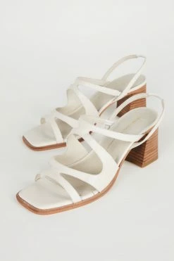 Intentionally Blank IF HEELED SANDAL Cream SHOES