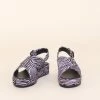 Intentionally Blank SUM FLATFORM SANDAL Lilac Zebra SHOES