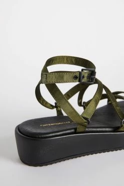 Intentionally Blank SUM-2 FLATFORM SANDAL Khaki SHOES 10 Intentionally Blank SUM-2 FLATFORM SANDAL Khaki SHOES