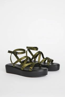 Intentionally Blank SUM-2 FLATFORM SANDAL Khaki SHOES