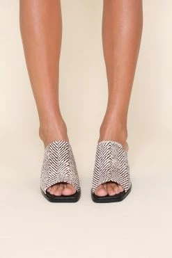 Intentionally Blank IMPLY MULE Ivory SHOES 9 Intentionally Blank IMPLY MULE Ivory SHOES