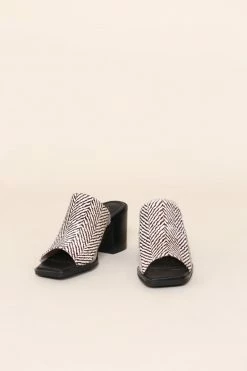 Intentionally Blank IMPLY MULE Ivory SHOES