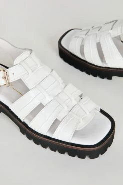 Intentionally Blank NEW SHOES HADDIE FISHERMAN SANDAL White