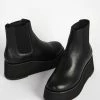 Intentionally Blank HAMMER PLATFORM BOOT Black SHOES 2 Intentionally Blank HAMMER PLATFORM BOOT Black SHOES