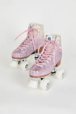 Intentionally Blank PRE-PARTY ROLLER SKATE LILAC GLITTER