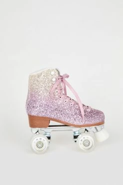 Intentionally Blank PRE-PARTY ROLLER SKATE LILAC GLITTER