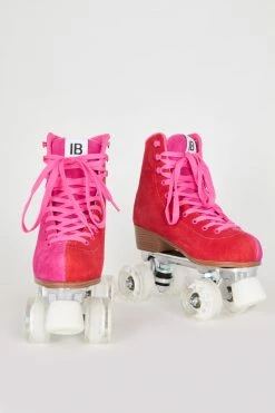 Intentionally Blank IB ROLLER SKATES PARTNER ROLLER SKATE Fuchsia Combo