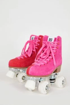 Intentionally Blank IB ROLLER SKATES PARTNER ROLLER SKATE Fuchsia Combo