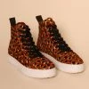 Intentionally Blank JAKE HI TOP Tan Cheetah
