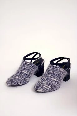 Intentionally Blank SHOES PATRON II HEEL Blue Tweed