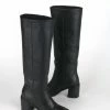 Intentionally Blank COUCOU TALL HEELED BOOT Black