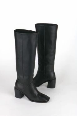 Intentionally Blank COUCOU TALL HEELED BOOT Black