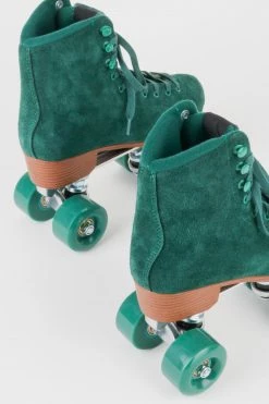 Intentionally Blank RINK ROLLER SKATE Emerald Green IB ROLLER SKATES