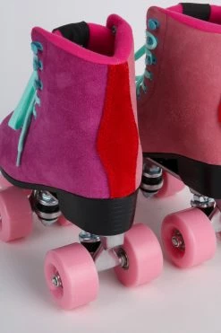 Intentionally Blank IB ROLLER SKATES PLUS ONE ROLLER SKATE Fuchsia Combo