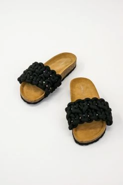 Intentionally Blank NEW ARRIVALS MACRO SANDAL Black