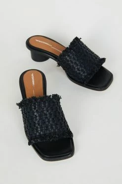 Intentionally Blank INLAND HEELED SANDAL Black NEW SHOES