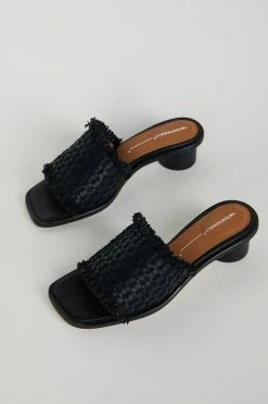 Intentionally Blank INLAND HEELED SANDAL Black NEW SHOES