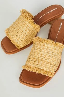 Intentionally Blank NEW SHOES INLAND HEELED SANDAL Natural 11 Intentionally Blank NEW SHOES INLAND HEELED SANDAL Natural