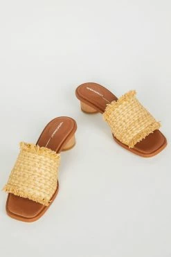 Intentionally Blank NEW SHOES INLAND HEELED SANDAL Natural