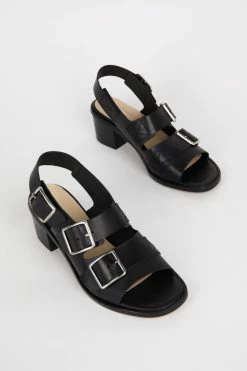 Intentionally Blank NEW ARRIVALS JILL HEELED SANDAL Black