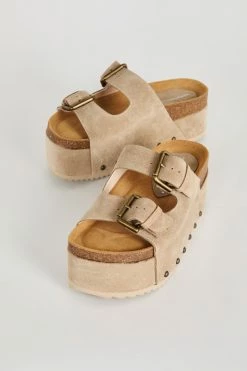 Intentionally Blank Outlet Store 27 Intentionally Blank COOPER-2 PLATFORM SANDAL Taupe NEW ARRIVALS