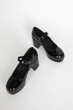 Intentionally Blank MIKA PLATFORM MARY JANE Black Patent 12 Intentionally Blank MIKA PLATFORM MARY JANE Black Patent