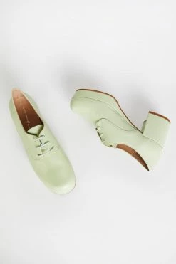 Intentionally Blank ALBANY PLATFORM OXFORD Green Tea SHOES