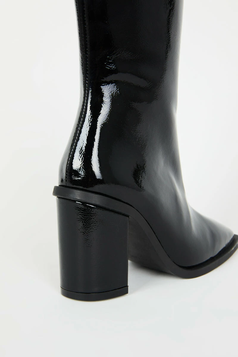 Intentionally Blank EXTEND HEELED BOOT Black SHOES 6 Intentionally Blank EXTEND HEELED BOOT Black SHOES
