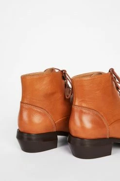 Intentionally Blank WEST LACE UP BOOT Whiskey SHOES