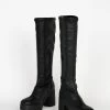 Intentionally Blank MARZ PLATFORM BOOT Black Vegan BOOTS